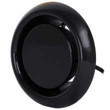 Frånluftsventil Ø125 Svart